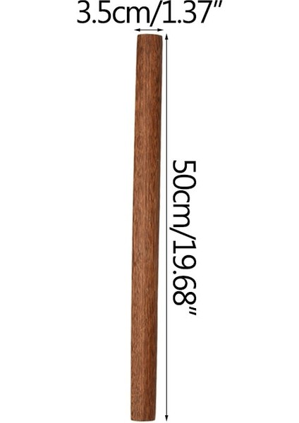 50CM Tarzı Ahşap Haddeleme M Uzatılmış Büyük Presleme Silindiri Ev Hamuru Cilt Aracı Pişirme Aksesuarları Mutfak Gereçleri (Yurt Dışından)