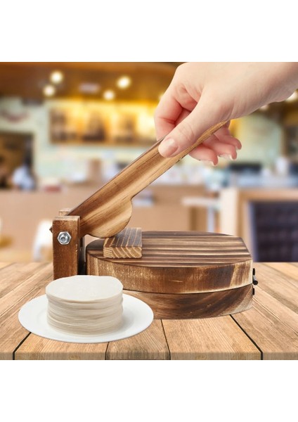 Karbonlu Renk Stili 1 Adet Pratik Ahşap Hamur Presleme Aracı Hamur Kalıp Hamur Baskı Hamur Pres Mutfak Pişirme Pasta Araçları Aksesuarları (Yurt Dışından) fiyatları