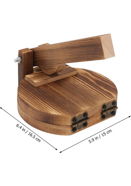 Karbonlu Renk Stili 1 Adet Pratik Ahşap Hamur Presleme Aracı Hamur Kalıp Hamur Baskı Hamur Pres Mutfak Pişirme Pasta Araçları Aksesuarları (Yurt Dışından) modelleri