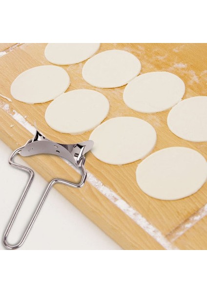 Küçük Stil Paslanmaz Çelik Hamur Sarıcı Kalıp Hamur Daire Rulo Makinesi Dumplingpie Maker Pizza Pasta Kesiciler Haddeleme Pişirme Araçları (Yurt Dışından) fırsatları