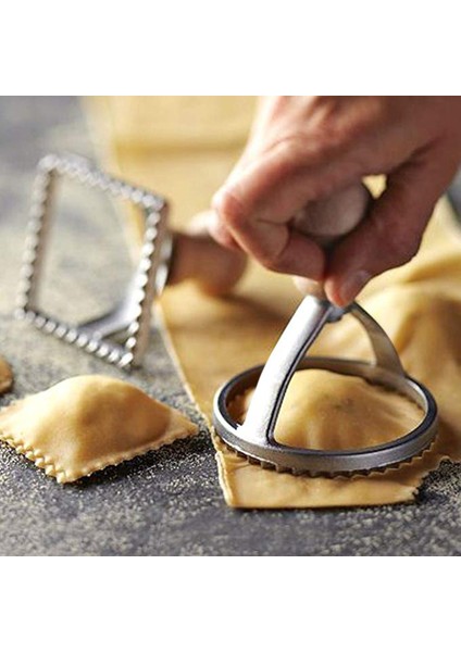 B Tarzı Mantı Kesici Set Makarna El-Kesme Makinesi Kabartmalı Mutfak Dıy Börek Makinesi Kalıp Kabartma Makinesi Pasta Tekerleği Kalıp (Yurt Dışından)