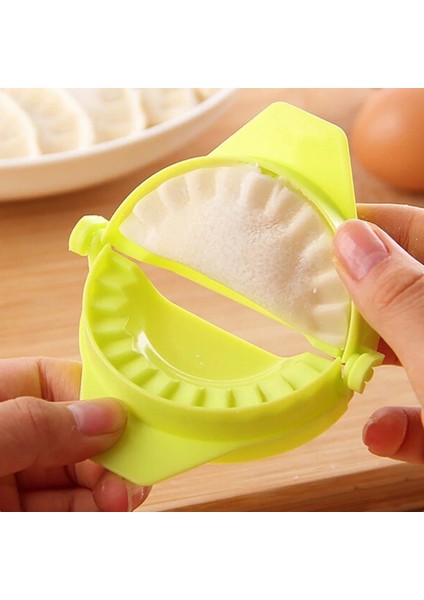 Mavi Stil Yeni Mutfak Gereçleri Jiaozi Makinesi Cihazı Kolay Dıy Kalıp Hamur Sarıcı Kesici Yapma Makinesi Pişirme Pasta Aracı (Yurt Dışından)