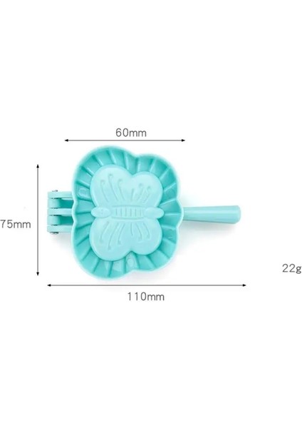 Çiçek S Tarzı 12 Çeşit Model Mutfak Börek Kalıbı Kalp Kelebek Çiçek Şekli Dıy Köfte Yapma Hamur Basın Pasta Börek Mantı Kalıp (Yurt Dışından)