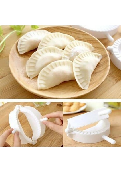 8 cm Tarzı Hamur Aracı Kolay Dıy Köfte Makinesi Cihazı Hamur Basın Börek Pasta Mantı Kalıp Pişirme Pasta Çin Yemeği Jiaozi Maker (Yurt Dışından) modelleri