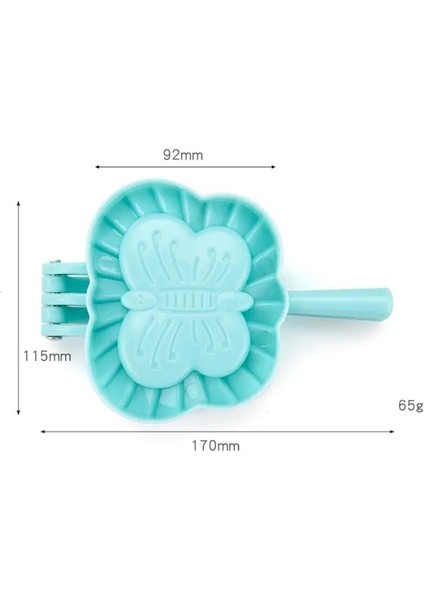 Butterfiy L Tarzı 1 Adet Dıy Köfte Makinesi Aracı Buğday Samanı Jiaozi Pierogi Kalıp Hamur Kalıp Klipleri Pişirme Kalıpları Pasta Makinesi Mutfak Aksesuarları (Yurt Dışından)