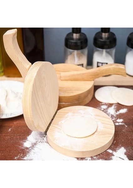 No.1 Tarzı 1 Adet Ahşap Hamur Kalıp Hamur Presleme Aracı Hamur Makinesi Kalıp Kesici Sarıcı Mantı Hamur Baskı Empanada Kalıp Mutfak Gereçleri (Yurt Dışından)