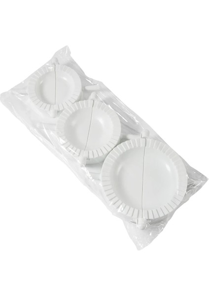 3 Adet Kombinasyon Stili Yenı 7cmcmcm Mutfak Hamur Kalıpları Plastik Hamur Basın Pasta Mantı Pasta Çin Yemeği Jiaozi Kalıp Kalıpları (Yurt Dışından)