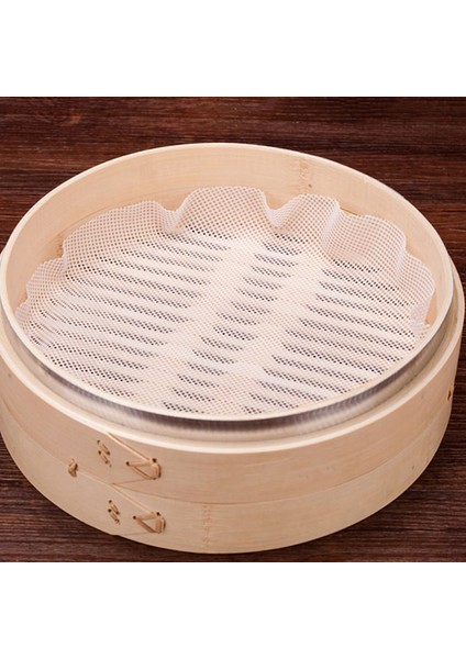 H Tarzı Silikon Vapur Yapışmaz Ped Yuvarlak Köfte Mat Yeniden Kullanılabilir Buhar Çörekler Mutfak Pişirme Pasta Dim Sum Mesh Pişirme Kılıfı (Yurt Dışından)