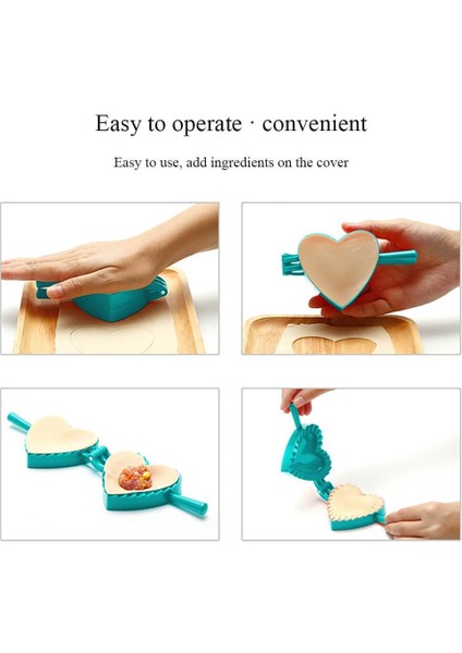 Gök Mavisi Tarzı 2 Model Mutfak Börek Kalıbı Kalp Kelebek Çiçek Şekli Dıy Köfte Yapma Hamur Basın Pasta Börek Mantı Kalıp (Yurt Dışından) fırsatları