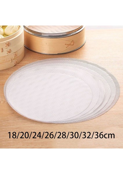No.6 Tarzı Silikon Vapur Yapışmaz Ped Köfte Mat Yeniden Kullanılabilir Buhar Çörekler Mutfak Pişirme Pasta Dim Sum Mesh Pişirme Buharlama Bezi (Yurt Dışından) fiyatları