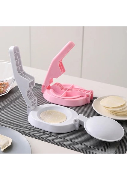 Pembe Stil Hamur Presleme Aracı Baskı Börek Cilt Basın Börek Sarıcı Yapma Kalıp Mutfak Gadget Pişirme Pasta Aracı Hamur Makinesi (Yurt Dışından)