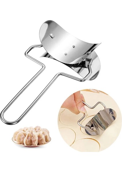 Büyük Stil 304 Paslanmaz Çelik Hamur Makinesi Hamur Kesici Dıy Pasta Mantı Makarna Araçları Hamur Kalıp Mutfak Gereçleri Pişirme Aksesuarları (Yurt Dışından) fiyatları