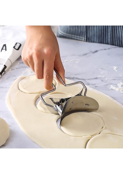 Büyük Stil 304 Paslanmaz Çelik Hamur Makinesi Hamur Kesici Dıy Pasta Mantı Makarna Araçları Hamur Kalıp Mutfak Gereçleri Pişirme Aksesuarları (Yurt Dışından) indirimleri
