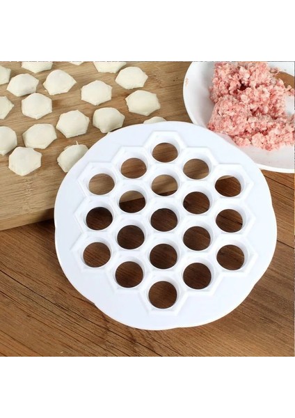 Küçük Stil Mantı Börek Makinesi Kalıp Hamur Pelmeni Pres Kalıp Mutfak Aksesuarları Mantı Yapma Araçları 19 Delik Köfte Kalıp Makinesi Dıy (Yurt Dışından) fiyatları