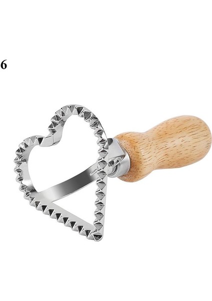 No.6 Tarzı Çerez Kesici Mantı Makarna Araçları Mantı Kesici Pasta Basın Kalıp Börek Dantel Kabartma Kare Yuvarlak Pizza Kesme Tekerlek Aracı (Yurt Dışından) fiyatları