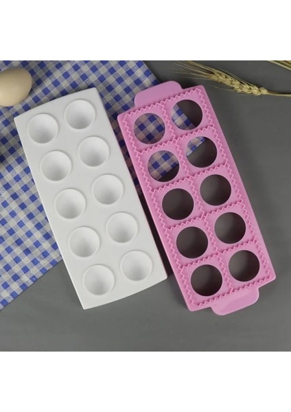 Yuvarlak Stil Tortellini Kalıpları ile Mutfak Gereçleri 10 Mantı Alüminyum Şekil Köfte Köfte Mutfak Hamur Işi Köfte Yapmak Için Dıy Araçları (Yurt Dışından) indirimleri