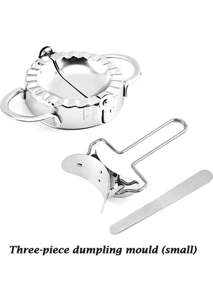 Küçük 3 Adet Tarzı Paslanmaz Çelik Hamur Sarıcı Kesici Kolay Dıy Hamur Kalıp Yapma Makinesi Pişirme Pasta Aracı Mutfak Aletleri Jiaozi Maker (Yurt Dışından)