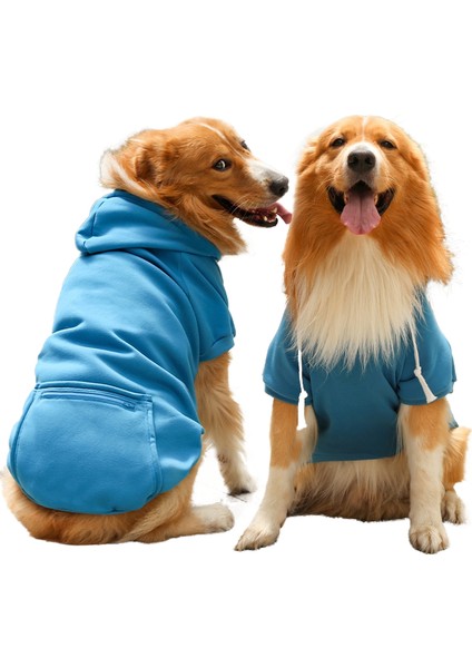 Büyük, Orta ve Küçük Köpekler, Köpekler ve Kediler Için Polar Fermuarlı Cepli Sweatshirtler (Yurt Dışından)