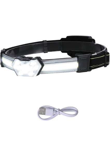 LED Şarj Edilebilir Ayar 270 ° Geniş Işın Başkanı Işık Lambası Su Geçirmez Çalışma Işığı Koşu Kamp Yürüyüş Avcılık Için (Yurt Dışından)