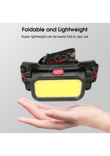 Auoyo LED Cob Far Güçlü LED Far USB Şarj Edilebilir Far Su Geçirmez Işık Far El Feneri Kamp Balıkçılık Açık Yürüyüş Far Kafa Lambası Kafa Işığı Geniş Aydınlatma (Yurt Dışından) fiyatları