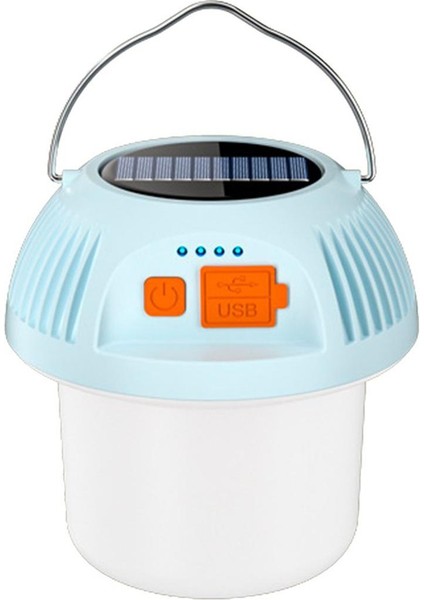 LED Kamp Işık Güneş USB Şarj Edilebilir Ampul Açık Fener Çadır Lambası (Yurt Dışından)