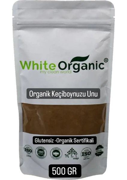 Organik Keçiboynuzu Unu 500 gr Glutensiz Sertifikalı Organıc Carob Flour