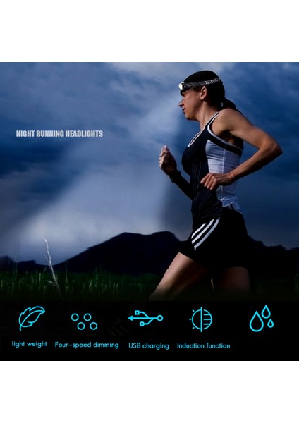 Zoroom LED Far El Feneri Torch Başkanı Işık Lambası Xpe Başkanı Işık Lambası Açık Kamp Balıkçılık Için (Yurt Dışından) fiyatları