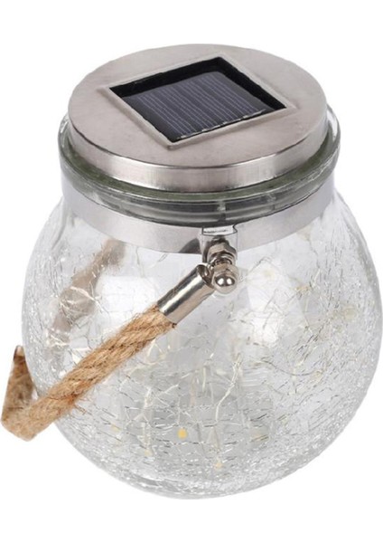 Dış Mekanda Asılı 20 Led, Noel, Veranda, Bahçe, Bahçe ve Çim Için Güneş Kavanoz Kapağı Peri Dize Işıklar (Yurt Dışından)