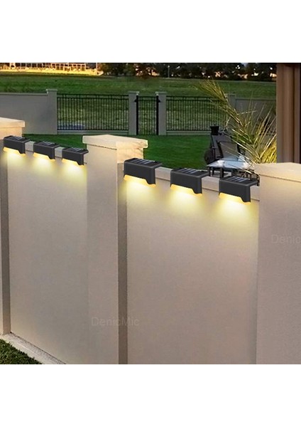 Ersono 8 Adet LED Güneş Işığı Açık Su Geçirmez Duvar Lambası Bahçe Peyzaj Adım Merdiven Güverte Işık Balkon Çit Güneş Işığı (Yurt Dışından) fiyatları