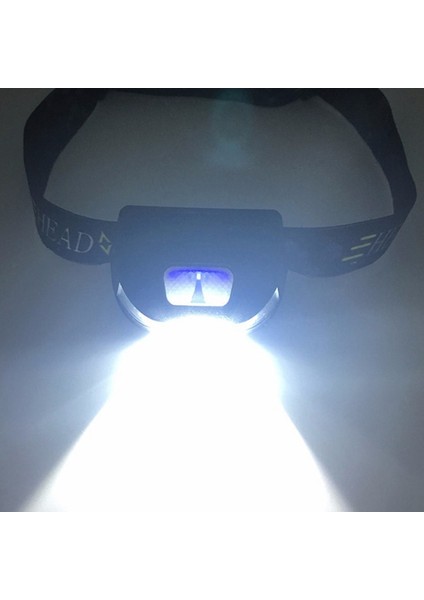 Akıllı Sensör Kafa Işık Lambası USB Şarj Edilebilir Gece Balıkçılık Kafa Işık Lambası 3 W Kızılötesi Sensör Sivrisinek (Yurt Dışından)