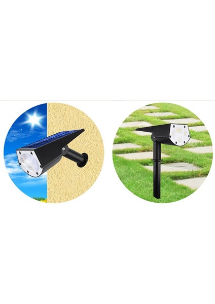 Güneş Peyzaj Spot, IP65 Su Geçirmez Güneş Enerjili Duvar Işıkları Yard Bahçe Araba Yolu Sundurma Geçit Havuzu Veranda Için Kablosuz Dış Mekan Güneş Peyzaj Işığı (Yurt Dışından) fiyatları