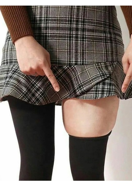 Göbek Bölgesi Bacak Bölgesi Toparlayıcı Push-Up Etkili Korse Çorap