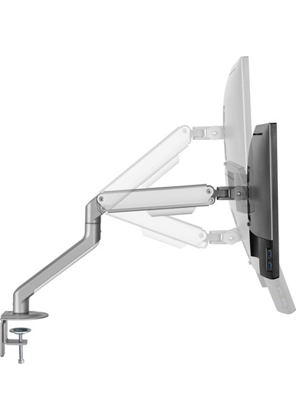 TM-63-C06 Mekanik Amortisörlü Düz/kavisli Ekran 17"- 32" Max 9kg Tek Monitör Kolu fiyatları