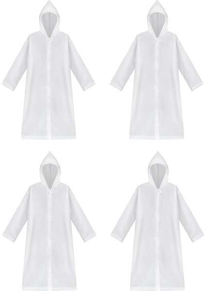 Erkek ve Kadınlar Için Pratik Rüzgar ve Yağmur Koruyucu Eva Yağmurluk 4 Adet - FC011