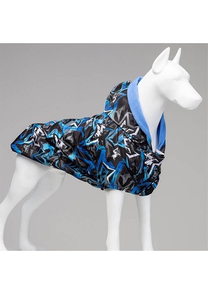 Blue Star Polarlı Köpek Yağmurluğu Beden 1