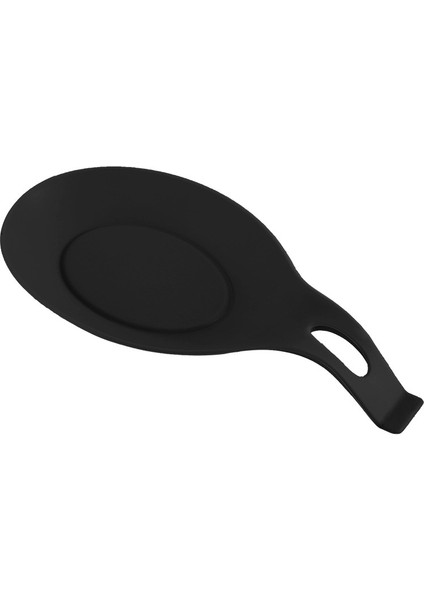 Siyah Stil Isıya Dayanıklı Kaşık Dinlenme Spatula Tutucu Gıda Sınıfı Silikon Gereçler Mutfak Gadget Depolama Raf Aracı Yardım Ev Organizatör (Yurt Dışından)