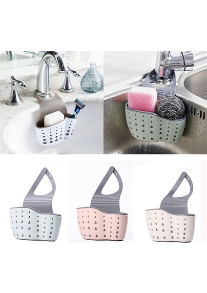 Mavi Stil Lavabo Rafı Sabun Sünger Drenaj Raf Banyo Tutucu Mutfak Depolama Vantuz Mutfak Düzenleyici Lavabo Mutfak Aksesuarları Yıkama (Yurt Dışından) modelleri