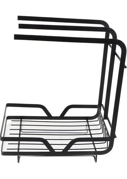 Kanca Stili ile Beyaz 31X26X16CM Onge Sabunluk Mutfak Süzgeç Bezi Depolama Rafı Masaüstü Raf Çatal Bıçak Takımı Teşhir Standı Lavabo Mutfak Aksesuarı (Yurt Dışından) indirimleri