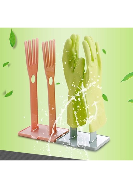 Pembe Tarzı Taşınabilir Eldiven Kurutma Rafı Mutfak Depolama Rafı Masaüstü Drenaj Depolama Rafı Aksesuarları Mutfak Aletleri (Yurt Dışından) indirimleri