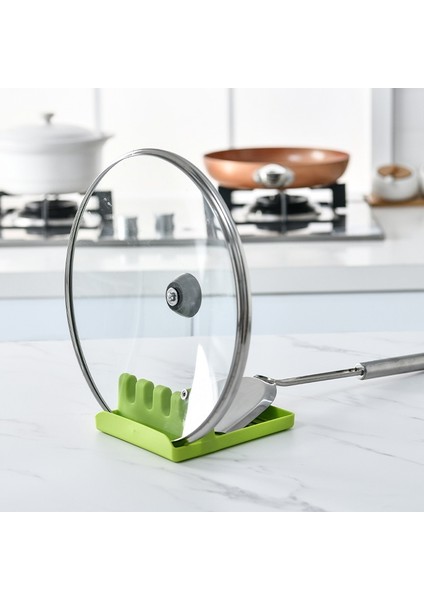 Gri Stil Pişirme Kaşıkları Ped Dinlenme Spatula Silikon Çatal Spatula Raf Raf Düzenleyici Çubuklarını Tutacağı Mutfak Gereç Aletleri Kaymaz Düzenli (Yurt Dışından) modelleri