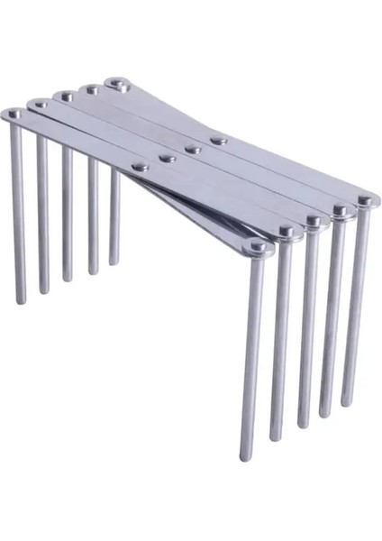 Gümüş Tarzı Çok Işlevli Mutfak Organizatör Tencere Kapağı Sahipleri Buharlı Pişirici Raf Tavalar Gözlük Tutucu Çelik Mutfak Tabağı Organizatör Rafı (Yurt Dışından)