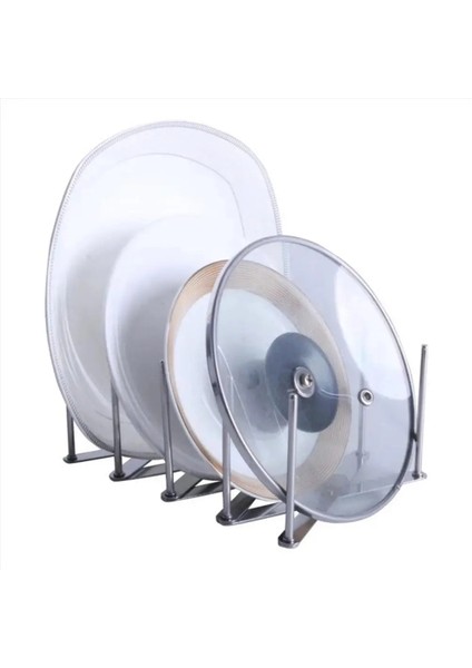 Gümüş Tarzı Çok Işlevli Mutfak Organizatör Tencere Kapağı Sahipleri Buharlı Pişirici Raf Tavalar Gözlük Tutucu Çelik Mutfak Tabağı Organizatör Rafı (Yurt Dışından) fiyatları