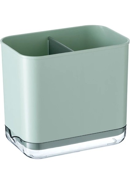 Yeşil Stil 15X14X10CM Tahliye Çubuklarını Kafes Ev Mutfak Çok Fonksiyonlu Masaüstü Bölme Rafı Çatal Bıçak Takımı Süzgeç Kaşık Bıçak Çatal Raf Rafları Sahipleri (Yurt Dışından)