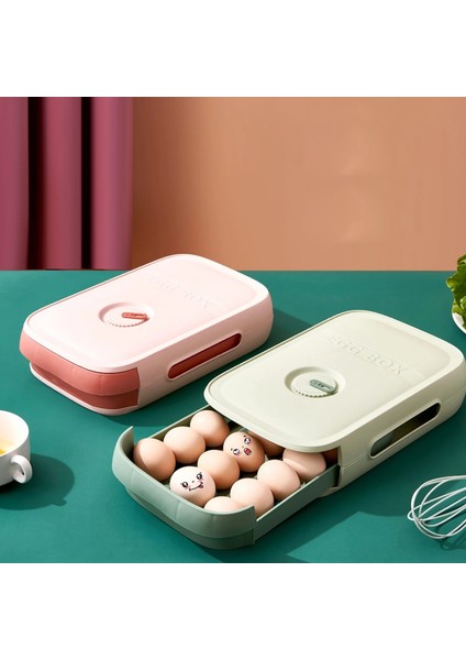 D4 Stili Buzdolabı Yumurta Tutucu Space Saver Yumurta Konteyner Korumak Üç Katmanlı Yumurta Tepsisi Yararlı Buzdolabı Saklama Kutusu Mutfak Rafı (Yurt Dışından)