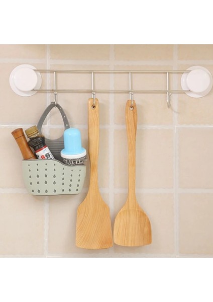 Pembe Stil Lavabo Rafı Sabun Sünger Drenaj Raf Silikon Saklama Sepeti Çanta Musluk Tutucu Ayarlanabilir Banyo Tutucu Lavabo Mutfak Aksesuarları (Yurt Dışından)