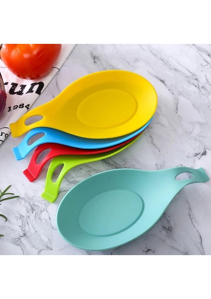 Sarı Stil Isıya Dayanıklı Kaşık Dinlenme Spatula Tutucu Gıda Sınıfı Silikon Gereçler Mutfak Gadget Depolama Raf Aracı Yardım Ev Organizatör (Yurt Dışından)