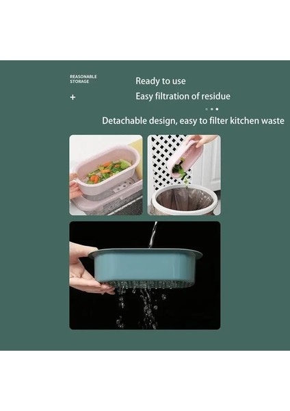 Gri Mavi Tarzı Retractable Drain Basket Sink Rack Telescopic Drain Rack Filter Leftovers Drain Basket Dishwashing Cloth Storage Kitchen Tools (Yurt Dışından) fırsatları