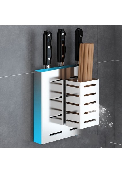 Yönetim Kurulu Tutucu Stili 304 Paslanmaz Çelik Duvara Montaj Mutfak Depolama Rafı Bulaşık Süzgeç Plakası Kurutma Rafı Kapağı Çatal Bıçak Tutucu Oragnizer Aksesuarları (Yurt Dışından) fırsatları