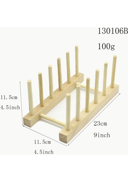 No.2 Tarzı Kitchen Dish Drain Rack Dinnerware Storage Organizer Tray Plate Drying Shelf Wooden Book Cups Display Stand Drainer Holder (Yurt Dışından)