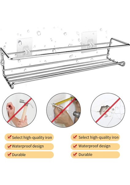 Siyah Stil Büyük Kapasiteli Yapıştırıcı Baharat Şişe Braketi Ev Baharat Rafı Metal Yumruksuz Baharat Şişesi Raf Tutucu Organizatör Mutfak Tuvalet (Yurt Dışından) fırsatları